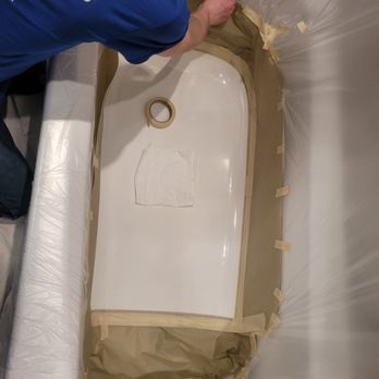 Surface preparation before refinishing