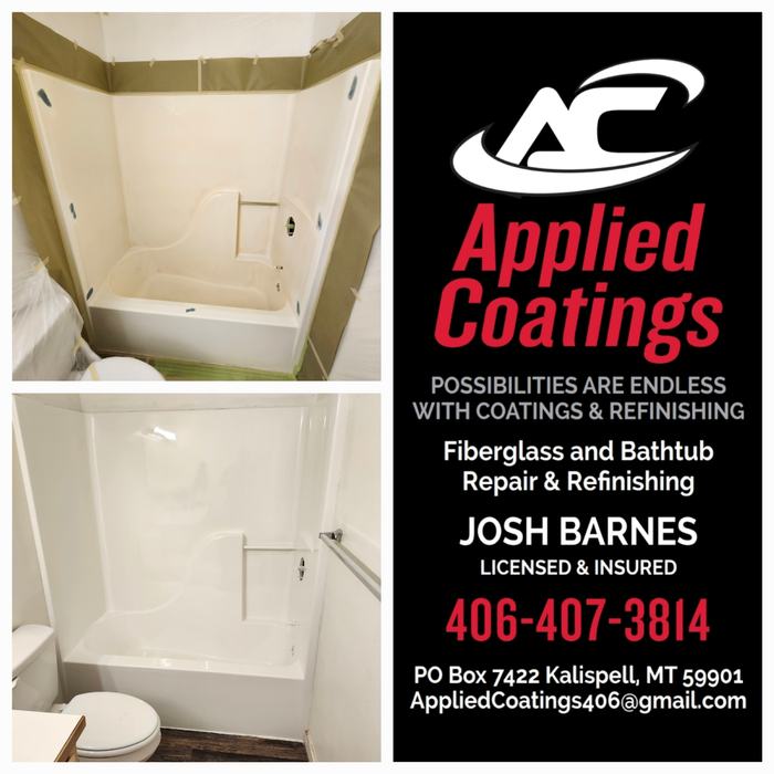 Bathtub and surface refinishing project by Applied Coatings, Montana — photo 6