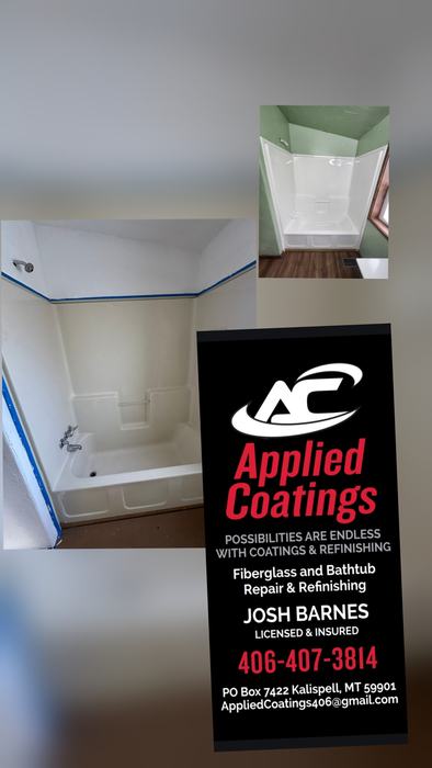 Bathtub and surface refinishing project by Applied Coatings, Montana — photo 34